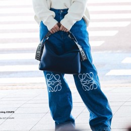 [홍콩명품.LOEWE] 로에베 25SS 로고 오버핏 데님 팬츠 진 청바지, BM20042, JL, 홍콩명품의류,구매대행,온라인명품