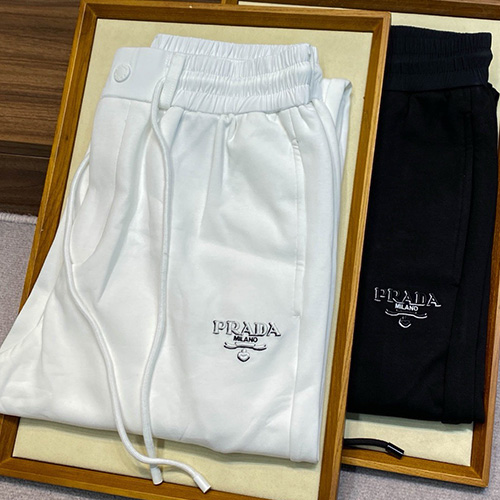 [홍콩명품,PRADA] 프라다 25SS 로고 자수 조거 팬츠 바지 (2컬러), BM20065, G5, 홍콩명품의류,구매대행,온라인명품