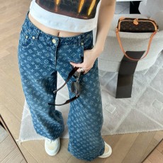 [홍콩명품,Christian Dior] 디올 25SS 로고 여성 모노그램 오버핏 데님 팬츠 진 청바지, BM20100, CC, 홍콩명품의류,구매대행,온라인명품