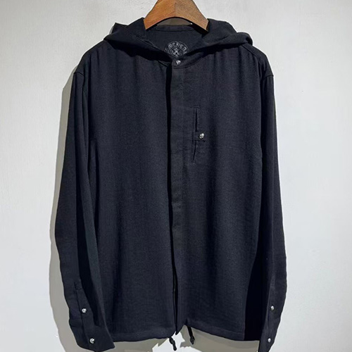 [홍콩명품.Chrome Hearts] 크롬하츠 25SS 로고 후드 남방 셔츠 (3컬러), BM20110, X2, 홍콩명품의류,구매대행,온라인명품