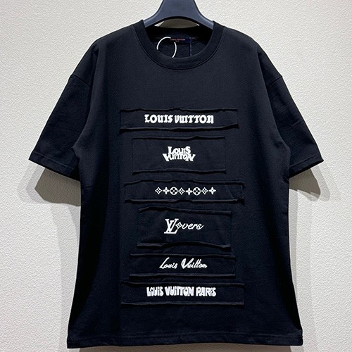 [홍콩명품.LOUIS VUITTON] 루이비통 25SS 로고 그래픽 반팔 티셔츠 (2컬러), BM20129, KB, 홍콩명품의류,구매대행,온라인명품