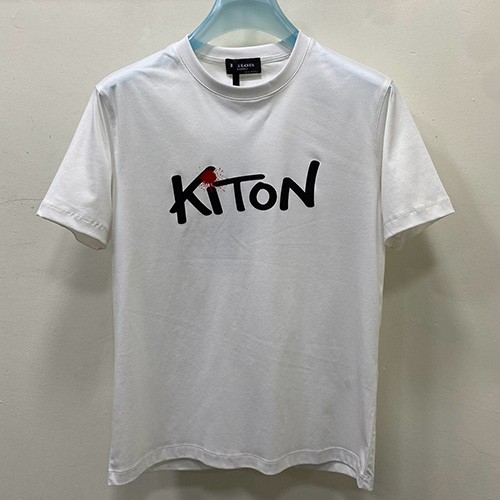 [홍콩명품, KITON] 키톤 25SS 로고 자수 반팔 티셔츠 (2컬러), BM20217, JU, 홍콩명품의류,구매대행,온라인명품