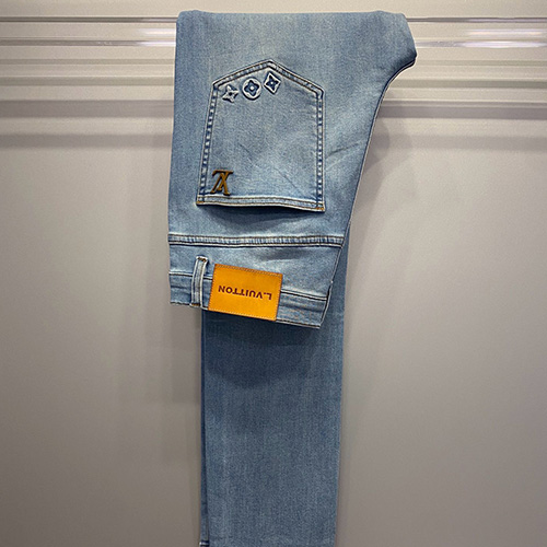 [홍콩명품.LOUIS VUITTON] 루이비통 25SS 로고 데님 팬츠 진 청바지, BM20222, JU, 홍콩명품의류,구매대행,온라인명품