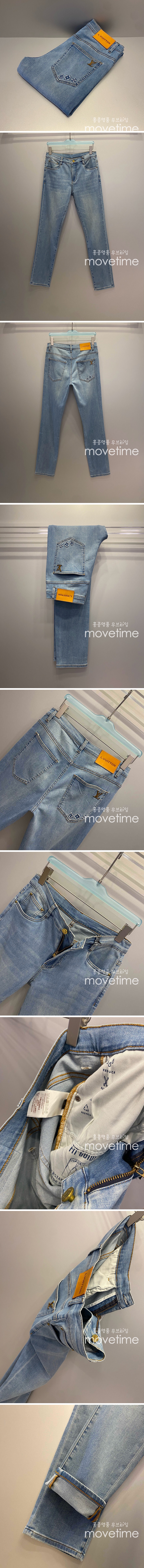 [홍콩명품.LOUIS VUITTON] 루이비통 25SS 로고 데님 팬츠 진 청바지, BM20222, JU, 홍콩명품의류,구매대행,온라인명품