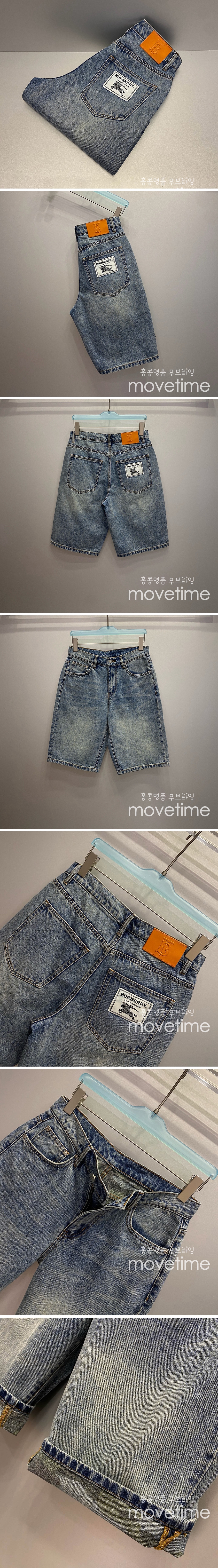 [홍콩명품.Burberry] 버버리 25SS 로고 데님 쇼츠 반바지, BM20226, JU, 홍콩명품의류,구매대행,온라인명품