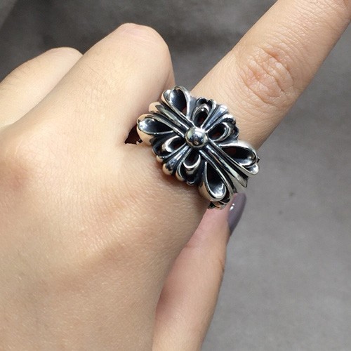 [가격문의][홍콩명품.Chrome Hearts] 크롬하츠 25SS 로고 925실버 링 반지, ET2823, CR1, 홍콩명품의류,구매대행,온라인명품