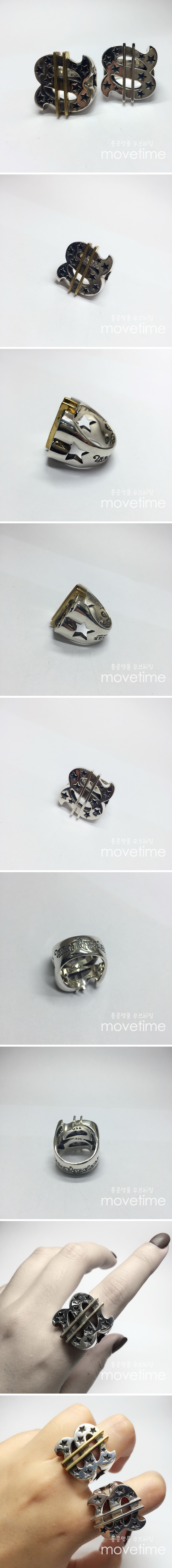 [가격문의][홍콩명품.Chrome Hearts] 크롬하츠 25SS 로고 Tenderloin 925실버 링 반지, ET2843, CR1, 홍콩명품의류,구매대행,온라인명품