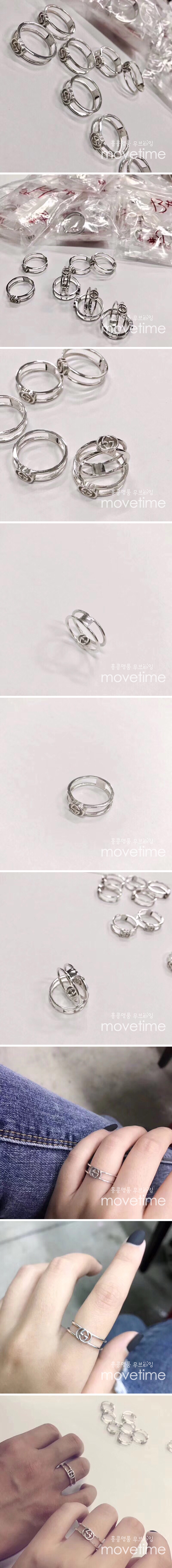 [가격문의][홍콩명품.Gucci] 구찌 25SS 로고 925실버 링 반지, ET2852, CR1, 홍콩명품의류,구매대행,온라인명품