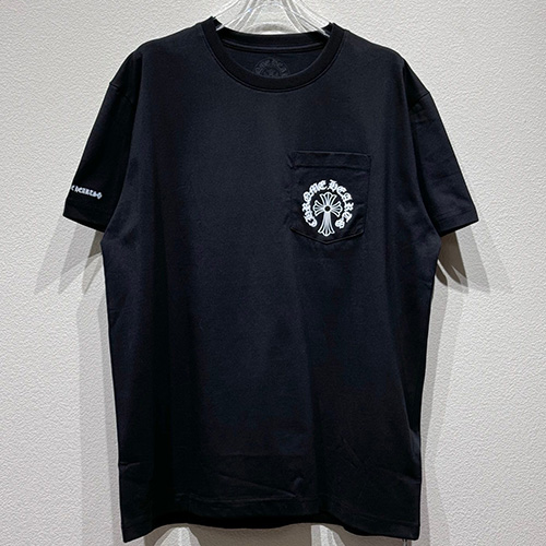 [홍콩명품.Chrome Hearts] 크롬하츠 25SS 로고 포켓 반팔 티셔츠 (2컬러), BM20253, KB, 홍콩명품의류,구매대행,온라인명품