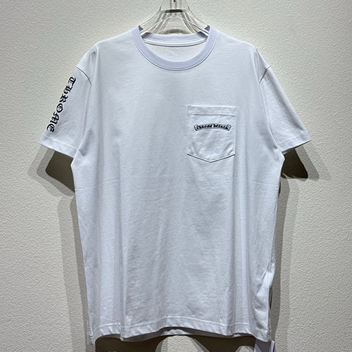 [홍콩명품.Chrome Hearts] 크롬하츠 25SS 로고 포켓 반팔 티셔츠 (2컬러), BM20254, KB, 홍콩명품의류,구매대행,온라인명품
