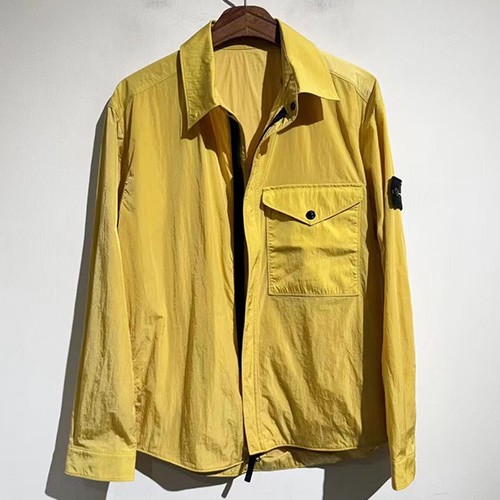 [홍콩명품.Stone Island] 스톤아일랜드 25SS 로고 탈부착 카라 자켓 (2컬러), BM20313, X2, 홍콩명품의류,구매대행,온라인명품