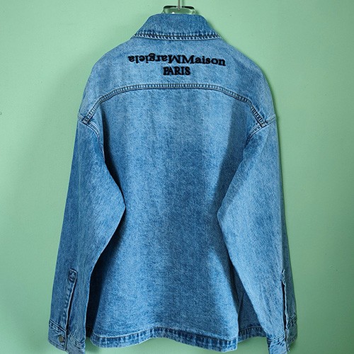 [홍콩명품.Maison Margiela] 메종마르지엘라 25SS 로고 자수 데님 자켓, BM20330, JL, 홍콩명품의류,구매대행,온라인명품