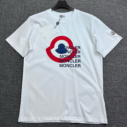 [홍콩명품.MONCLER] 몽클레어 25SS 로고 그래픽 프린트 반팔 티셔츠 (2컬러), BM20409, JQ, 홍콩명품의류,구매대행,온라인명품