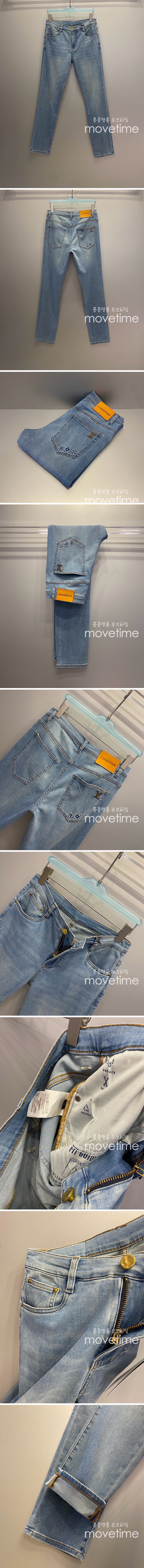 [홍콩명품.LOUIS VUITTON] 루이비통 25SS 로고 데님 팬츠 진 청바지, BM20424, JU, 홍콩명품의류,구매대행,온라인명품