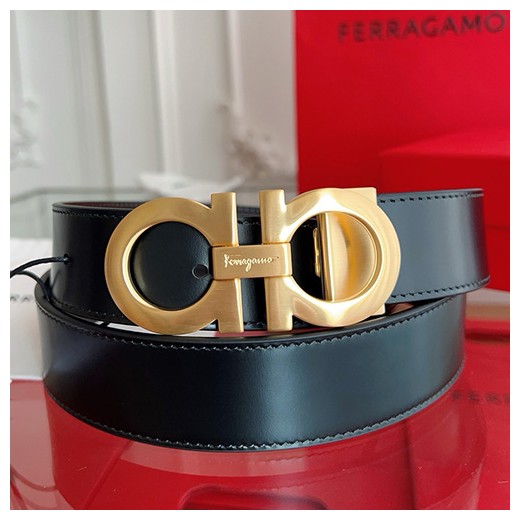 [홍콩명품.FERRAGAMO] 페레가모 25SS 로고 간치니 레더 가죽 벨트 (블랙-금장), BT1432, JX, 명품레플리카,인터넷쇼핑몰,남자명품,해외직구
