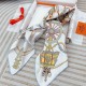 [홍콩명품.Hermes] 에르메스 25SS 로고 Gold State Coach 90-90 실크 스카프 머플러 (화이트), ET2883, JX, 홍콩명품의류,구매대행,온라인명품
