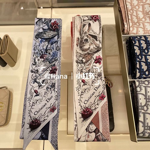 [홍콩명품,Christian Dior] 디올 25SS 로고 Twilly 6-105 실크 스카프 머플러 (2컬러), ET2907, JX, 홍콩명품의류,구매대행,온라인명품