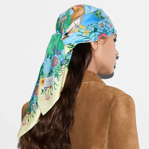 [홍콩명품.Gucci] 구찌 25SS 로고 패턴 90-90 실크 스카프 머플러 (2컬러), ET2933, JX, 홍콩명품의류,구매대행,온라인명품