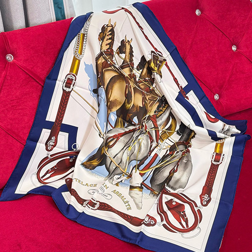 [홍콩명품.Hermes] 에르메스 25SS 로고 패턴 90-90 실크 스카프 머플러 (4컬러), ET2934, JX, 홍콩명품의류,구매대행,온라인명품