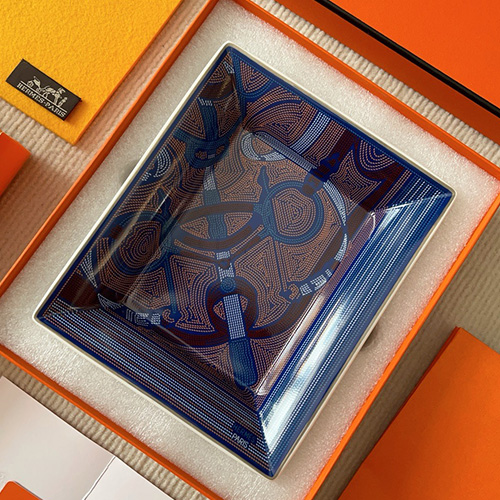 [홍콩명품.Hermes] 에르메스 25SS 로고 패턴 접시 그릇 재털이 17cm (블루), ET3010, JX, 홍콩명품의류,구매대행,온라인명품