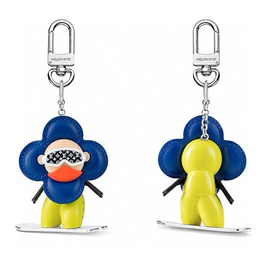 [홍콩명품.LOUIS VUITTON] 루이비통 25SS 로고 모노그램 Snowboard Vivienne Bag Charm 피규어 키홀더 키링 (블루-노랑), ET3015, JX, 홍콩명품의류,구매대행,온라인명품