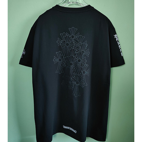 [홍콩명품.Chrome Hearts] 크롬하츠 25SS 로고 프린트 반팔 티셔츠 (블랙), BM20550, JL, 홍콩명품의류,구매대행,온라인명품