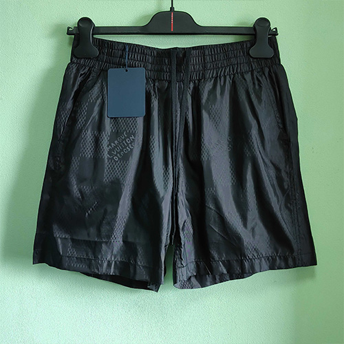 [홍콩명품.LOUIS VUITTON] 루이비통 25SS 로고 다미에 쇼츠 반바지 (블랙), BM20573, JL, 홍콩명품의류,구매대행,온라인명품