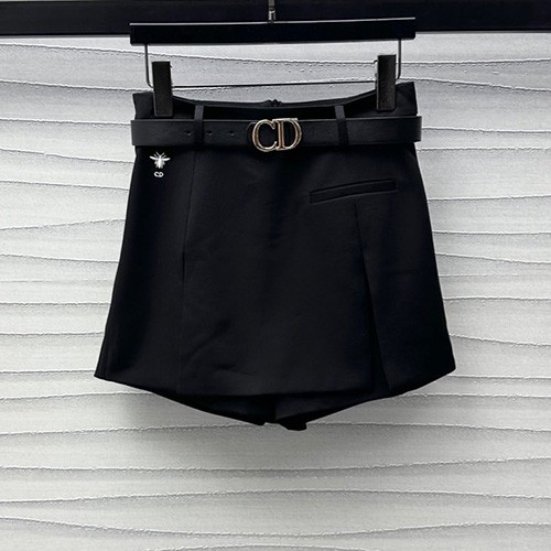 [홍콩명품,Christian Dior] 디올 25SS 로고 여성 CD벨트 미니 스커트 (블랙), BM20604, GBG, 홍콩명품의류,구매대행,온라인명품