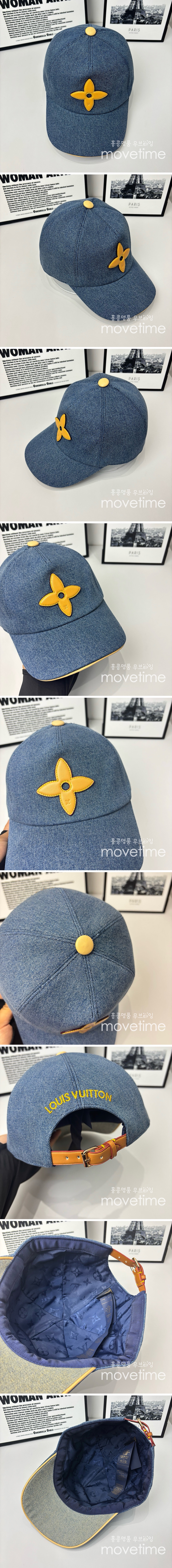 [홍콩명품.LOUIS VUITTON] 루이비통 25SS 로고 모노그램 데님 볼캡 모자, CA0281, 홍콩명품쇼핑몰,인터넷명품,온라인명품사이트,남자명품,해외직구