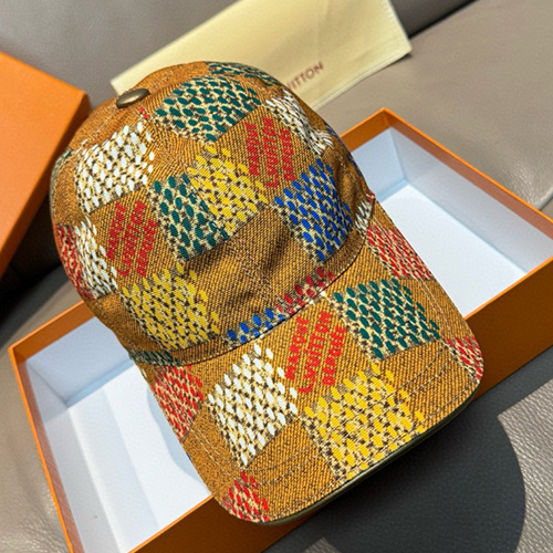 [홍콩명품.LOUIS VUITTON] 루이비통 25SS 로고 다미에 데님 볼캡 모자 56cm (카라멜), CA0301, 홍콩명품쇼핑몰,인터넷명품,온라인명품사이트,남자명품,해외직구