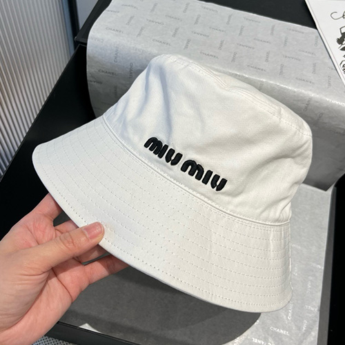 [홍콩명품,MIU MIU] 미우미우 25SS 로고 자수 벙거지 모자 57cm (2컬러), CA0346, 홍콩명품쇼핑몰,인터넷명품,온라인명품사이트,남자명품,해외직구