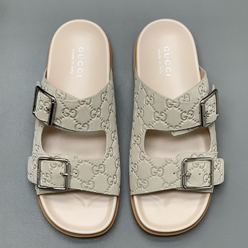 [홍콩명품.Gucci] 구찌 25SS 로고 GG수프림 레더 가죽 샌들 슬리퍼 (8컬러), SE4773, PMD, 명품스니커즈,운동화,구두,로퍼,하이탑,신발