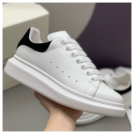[홍콩명품.McQueen] 알렉산더맥퀸 25SS 로고 남여 오버솔 스니커즈 운동화 (화이트-블랙), SE4794, PMD, 명품스니커즈,운동화,구두,로퍼,하이탑,신발
