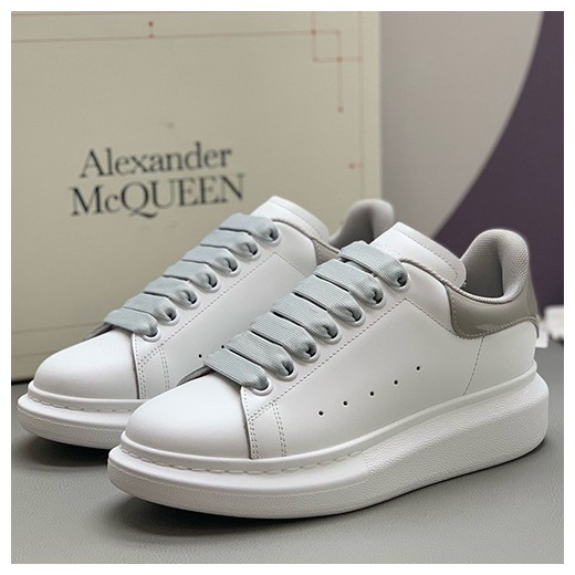 [홍콩명품.McQueen] 알렉산더맥퀸 25SS 로고 남여 오버솔 스니커즈 운동화 (화이트-그레이), SE4795, PMD, 명품스니커즈,운동화,구두,로퍼,하이탑,신발