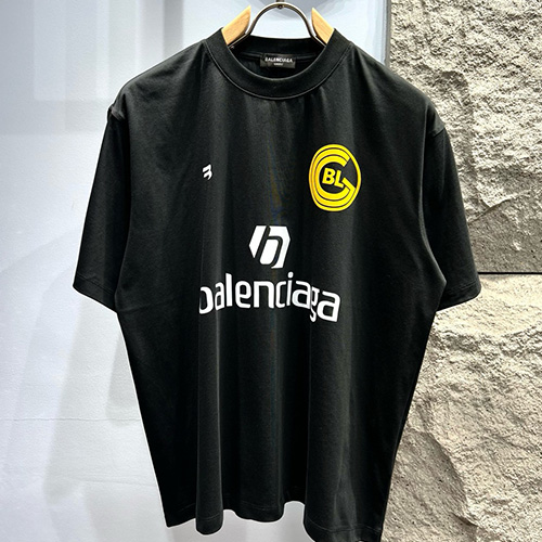 [홍콩명품.BALENCIAGA] 발렌시아가 25SS 로고 프린트 반팔 티셔츠 (2컬러), BM20639, G5, 홍콩명품의류,구매대행,온라인명품