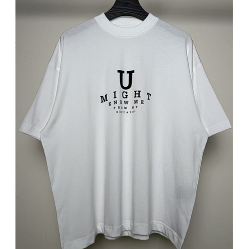 [홍콩명품.VETEMENTS] 베트멍 25SS 로고 그래픽 프린트 반팔 티셔츠 (화이트), BM20670, VT, 홍콩명품의류,구매대행,온라인명품