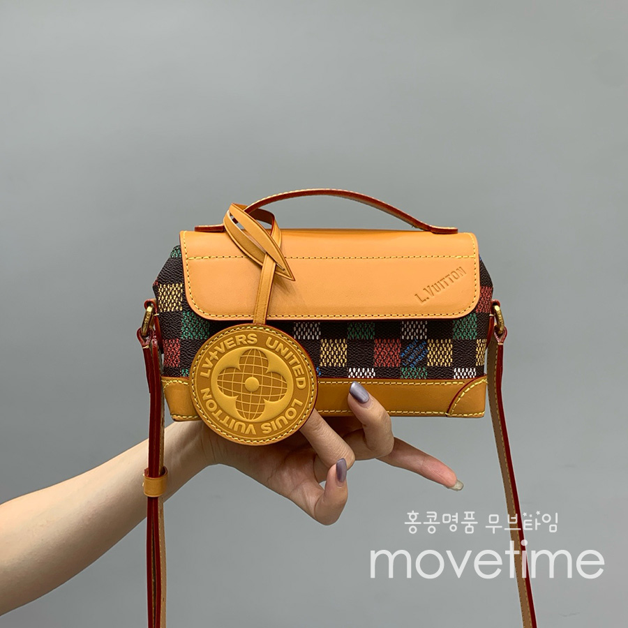 [홍콩명품.LOUIS VUITTON] 루이비통 25SS 로고 스티머 이스트 웨스트 웨어러블 월렛 다미에 에벤 멀티컬러 N00187, BGM4707, BDA, 홍콩명품가방,명품쇼핑몰,크로스백,핸드백,구매대행