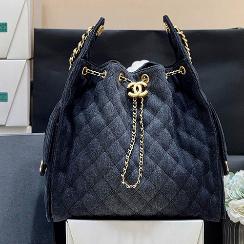 [홍콩명품.CHANEL] 샤넬 25SS 로고 퀄팅 25s 25bag 토트백 크로스백 (데님-금장), BGM4720, BDA, 홍콩명품가방,명품쇼핑몰,크로스백,핸드백,구매대행