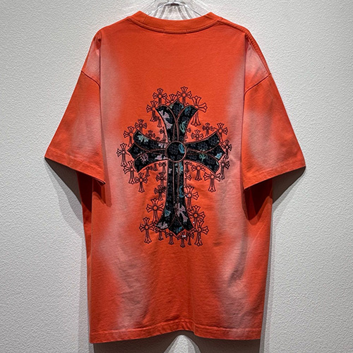 [홍콩명품.Chrome Hearts] 크롬하츠 25SS 로고 그래픽 빈티지 반팔 티셔츠 (3컬러), BM20704, KB, 홍콩명품의류,구매대행,온라인명품