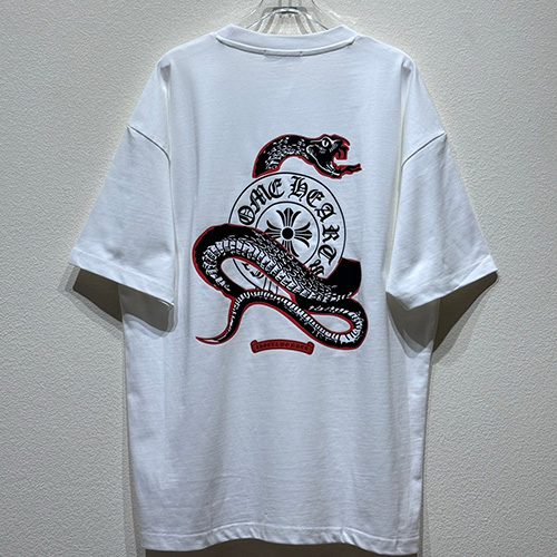 [홍콩명품.Chrome Hearts] 크롬하츠 25SS 로고 그래픽 프린트 반팔 티셔츠 (2컬러), BM20705, KB, 홍콩명품의류,구매대행,온라인명품