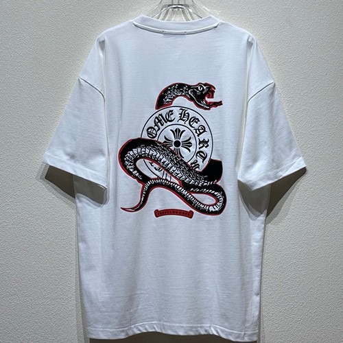 [홍콩명품.Chrome Hearts] 크롬하츠 25SS 로고 그래픽 프린트 반팔 티셔츠 (2컬러), BM20705, KB, 홍콩명품의류,구매대행,온라인명품