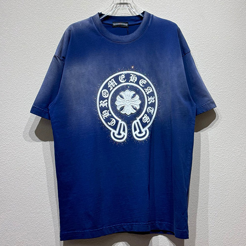 [홍콩명품.Chrome Hearts] 크롬하츠 25SS 로고 그래픽 빈티지 반팔 티셔츠 (3컬러), BM20706, KB, 홍콩명품의류,구매대행,온라인명품