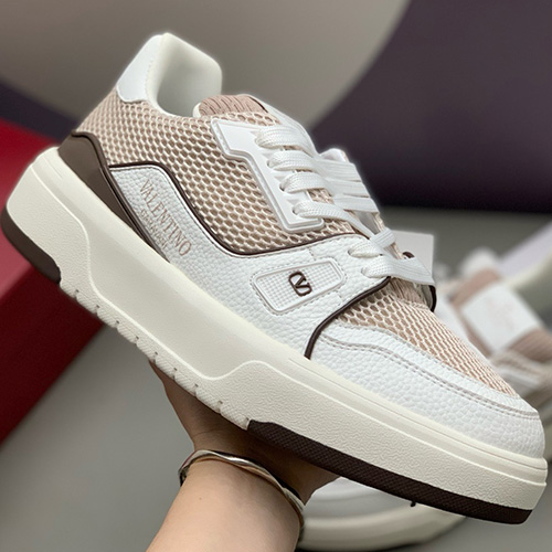 [홍콩명품.Valentino] 발렌티노 25SS 로고 남여 스니커즈 운동화 (베이지), SE4921, PMD, 명품스니커즈,운동화,구두,로퍼,하이탑,신발