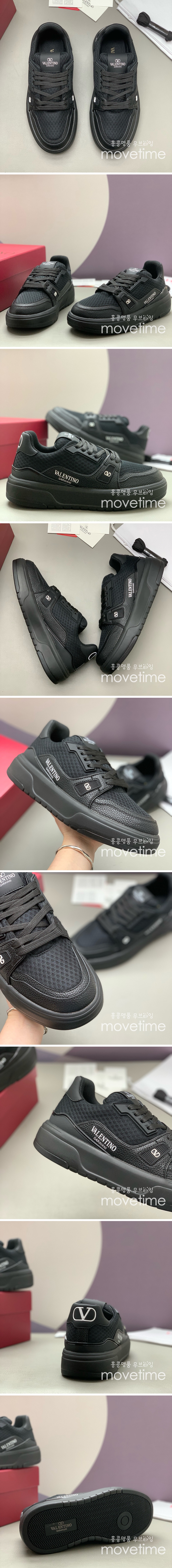 [홍콩명품.Valentino] 발렌티노 25SS 로고 남여 스니커즈 운동화 (블랙), SE4922, PMD, 명품스니커즈,운동화,구두,로퍼,하이탑,신발