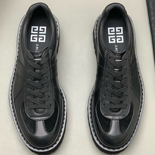 [홍콩명품.GIVENCHY] 지방시 25SS 로고 레더 가죽 워커 구두 (블랙), SE4935, PMD, 명품스니커즈,운동화,구두,로퍼,하이탑,신발