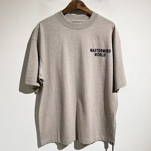 [홍콩명품.MASTERMIND] 마스터마인드 25SS 로고 스컬 반팔 티셔츠 (그레이), BM20847, X2, 홍콩명품의류,구매대행,온라인명품