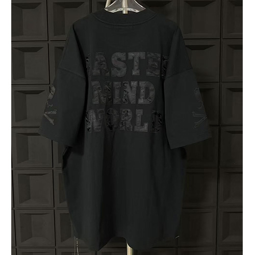 [홍콩명품.MASTERMIND] 마스터마인드 25SS 로고 스컬 반팔 티셔츠 (블랙), BM20848, X2, 홍콩명품의류,구매대행,온라인명품