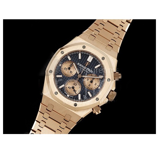 [홍콩명품시계.AUDEMARS PIGUET] 오데마피게 로얄오크 크로노 26240 로즈골드/블루 다이얼