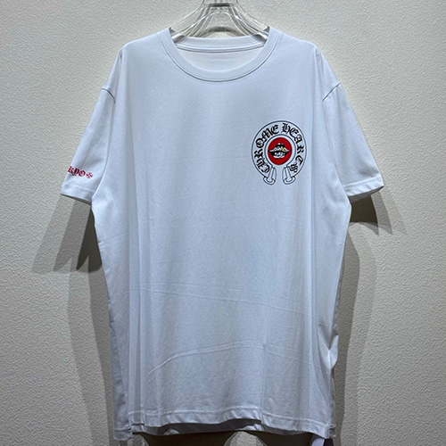 [홍콩명품.Chrome Hearts] 크롬하츠 25SS 로고 그래픽 프린트 반팔 티셔츠 (화이트), BM20926, KB, 홍콩명품의류,구매대행,온라인명품