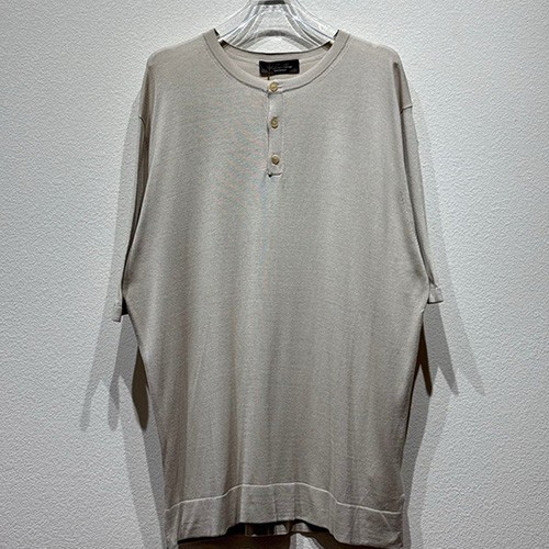 [홍콩명품.Loro Piana] 로로피아나 25SS 로고 반팔 티셔츠 (그레이), BM20933, KB, 홍콩명품의류,구매대행,온라인명품